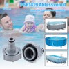 DRELD P6H1419 Drain Valve, Drainage Adapter for Draining Pool Hose