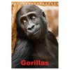 Gorillas (Desk Calendar 2026 DIN A5 High), CALVENDO Monthly Calendar:
