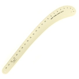 NO.6224A HAND Vary Form Curve Ruler, Aluminum 24 Inch