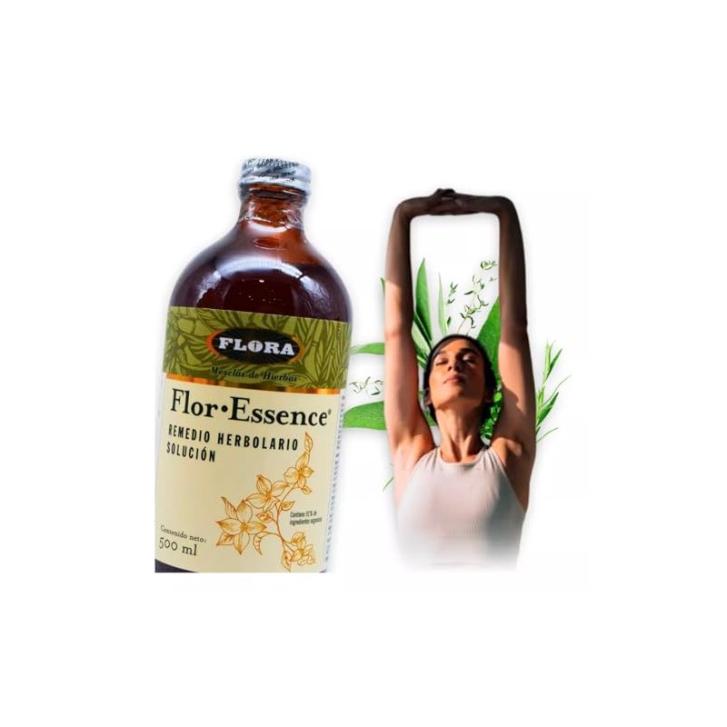 Flor Essence Solucion Sabor Herbal Botella 500 Ml