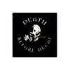 Alchemy of England Death Before Decaf Coaster Black