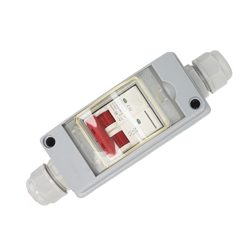 Circuit Breaker MCB 2P DC 500V 32A Disconnect Switch with