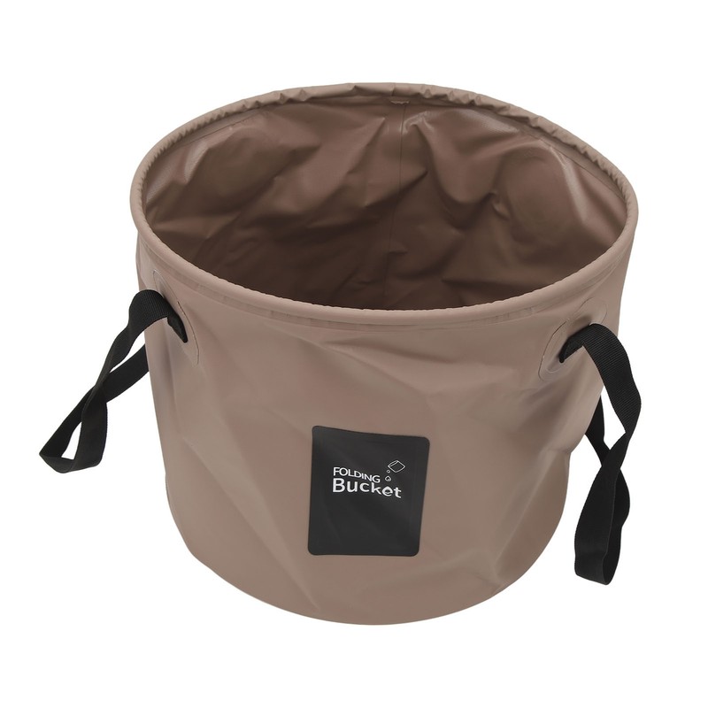 20L Portable Camping Bucket PVC Folding Water Bucket High Capacity