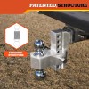 OCTORA Adjustable Trailer Hitch Fits 2" Receiver 6 Inch Drop