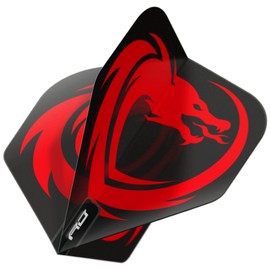 RED DRAGON Dragon Design Hardcore XT Multi Pack Dart Flights - 4 Sets Per Pack