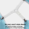 4 Pack Elastic Bed Sheet Straps Bed Sheet Straps with