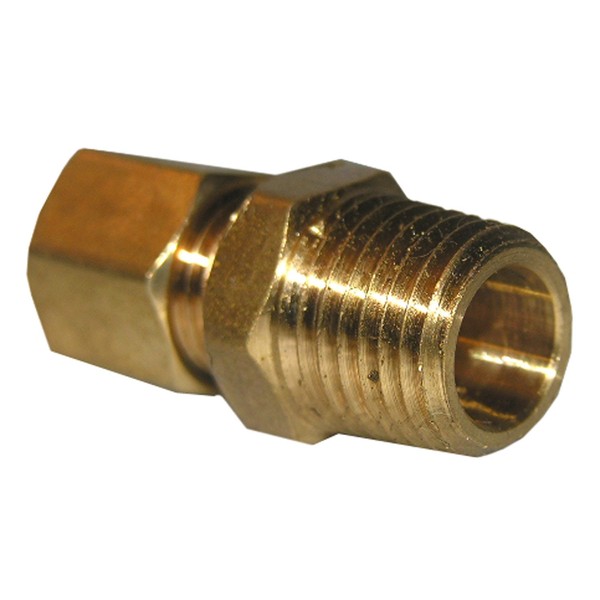 LASCO 17-6809 3/16-Inch Compression by 1/4-Inch Male Pipe Thread Brass