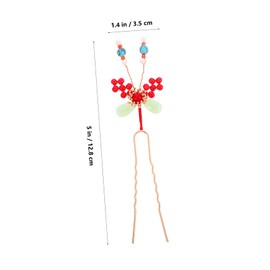 IWOWHERO Hairpin for Women Girls Vintage Hair Sticks Chinese Style Hairpin Hair Styling Pins Delicate Hanfu