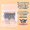 Black Chicago Screw - Thru Hole Binding Post Kit 1/8,