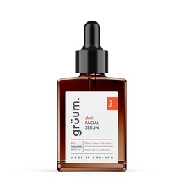 grüum 30ml Kakadu Plum with Vitamin C serum for face - 96% Naturally Derived Anti-ageing Face Serum for Women & Men - Made in The UK
