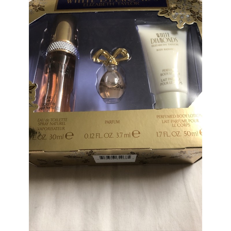 Elizabeth Taylor WHITE DIAMONDS 3 Piece Gift Set For Women