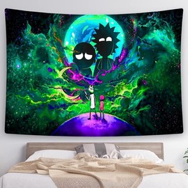 Anime Tapestry Cool Tapestry Hippie Tapestry Bedroom Aesthetic Wall Hanging Living Room Colorful Tapestries Decor-59.1× 51.2 in - Color: style-1, Size: 60x51in