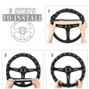 Buyidec Wolf Star Moon Steering Wheel Covers Anti-Slip Elasticity Car