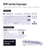 IDOBAO ICE Crystal Transparent Cherry Profile ABS Customized Keycaps Kit