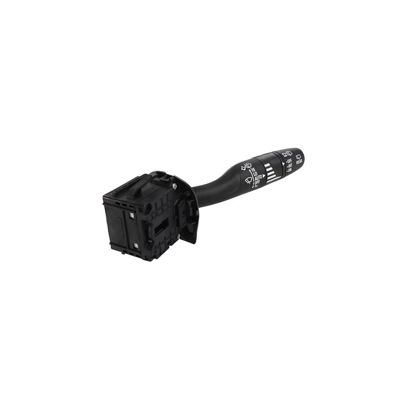 GM Windshield Wiper and Washer Switch, 2-Position, Black, Push Button,