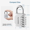 Puroma 1 Pack Combination Lock for Locker 4 Digit Outdoor