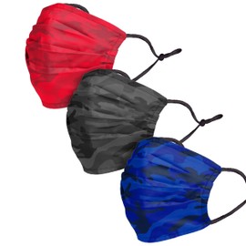 FOCO Camo Adjustable 3 Pack Face Cover