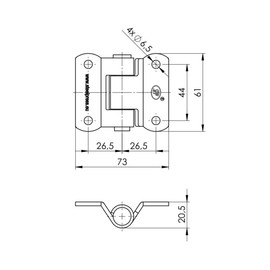 UNITRAILER Steel Press ZW-02.40 Trailer Side Wall Fastener