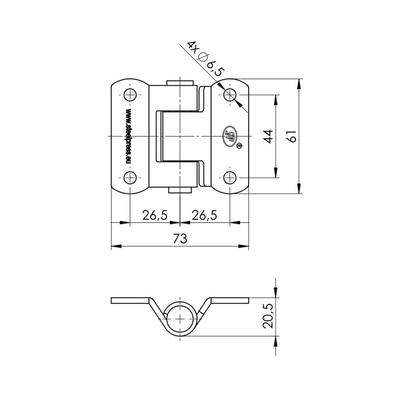 UNITRAILER Steel Press ZW-02.40 Trailer Side Wall Fastener