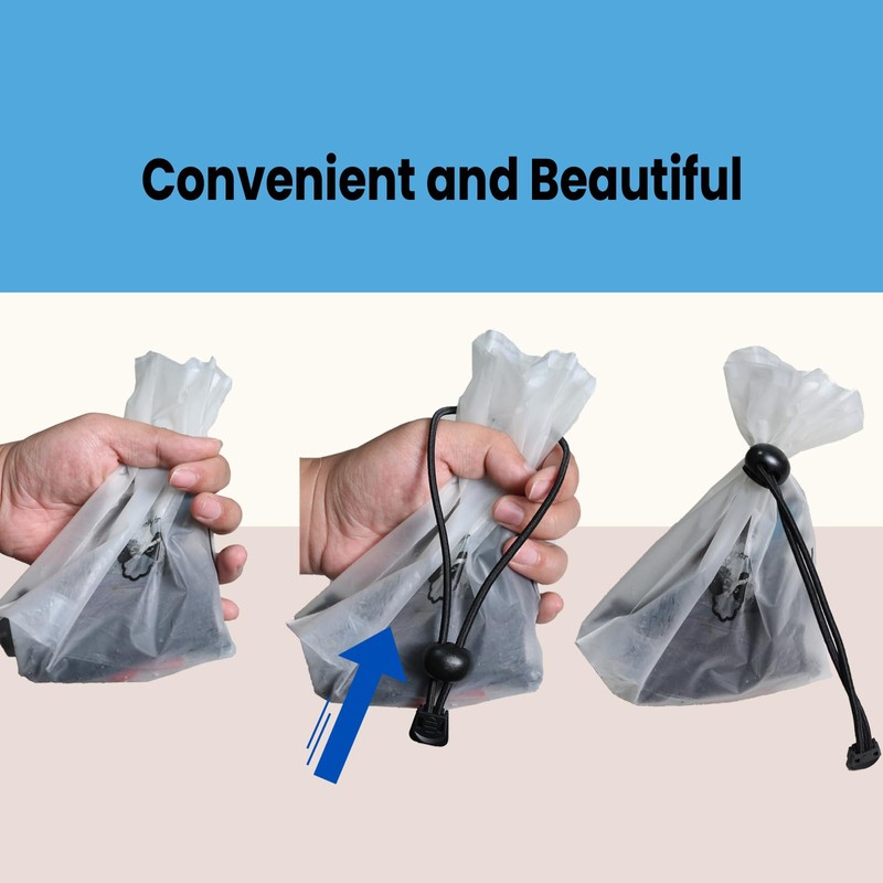 XHTXHT Pack of 12 Sealing Clips for Bags, black