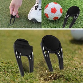 VANANA Golf Double Prong Divot Tool Pitch Mark Repair Tool Detachable Magnetic Putting Aid Golf Ball Marker Divot Repair Tool Bottle Opener for the golfers