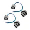 Lskioer 2 Set Turn Signal Socket and Connector Pigtail Lead,