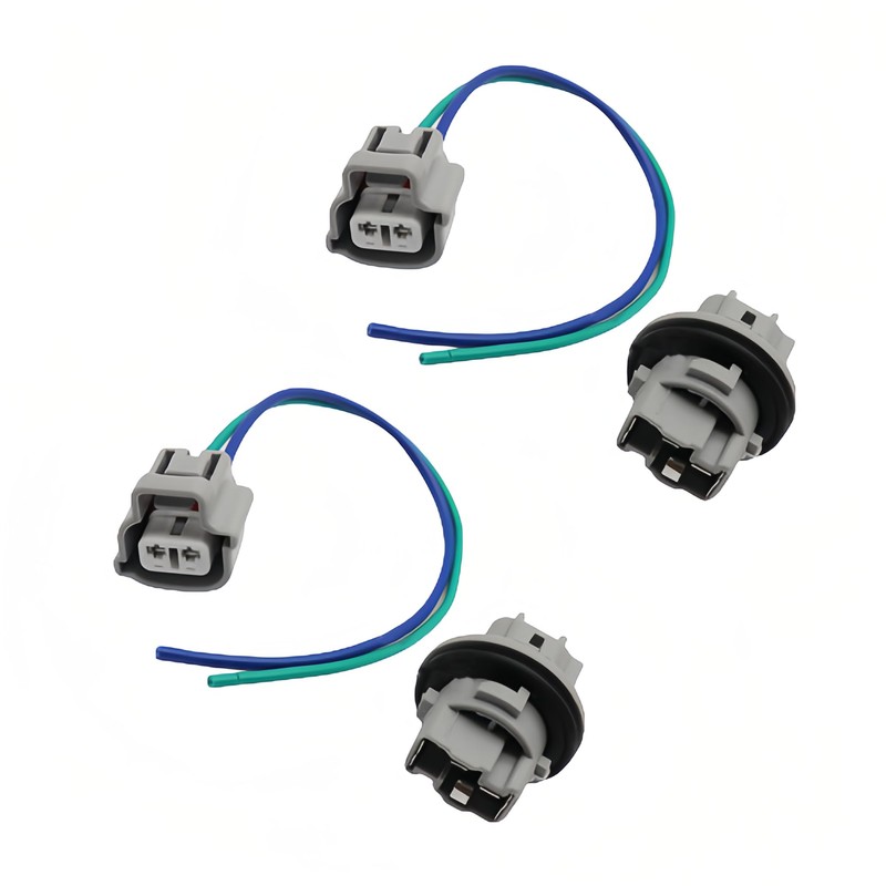 Lskioer 2 Set Turn Signal Socket and Connector Pigtail Lead,
