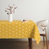 Martina Home Polygon Oilcloth Tablecloth 100 x 140 cm Mustard