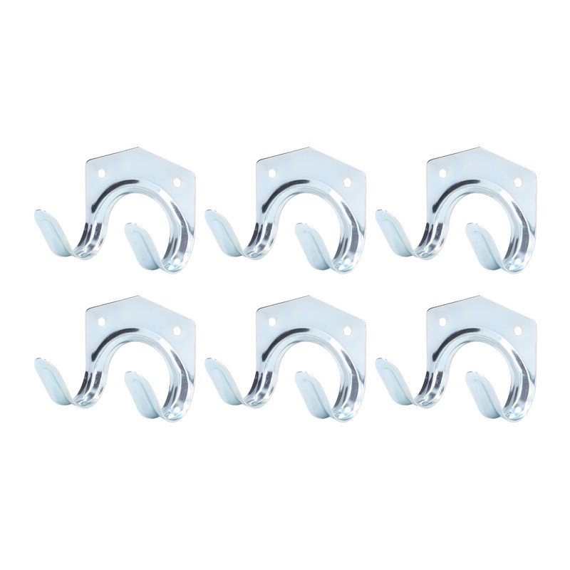 25Pcs Storage Hook Galvanized Steel Tool Hanging Accessory Set Kit