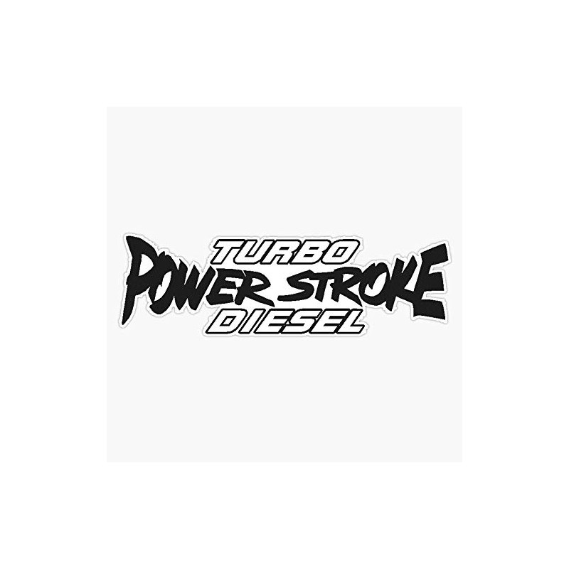 Power Stroke Waterproof Vinyl Window Bumper Sticker Decal 5"