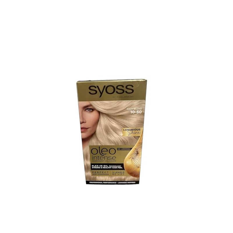 Syoss Oleo Intense Hair Dye 10.50 Ash Blonde 115 ml