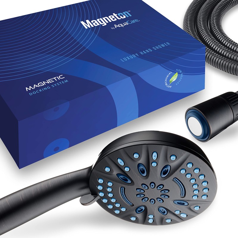 AquaCare Magneton High-Pressure 8-mode Handheld Shower Head with Magnetic Guidance