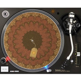 For Technics, For American DJ, For Denon, For Pioneer, For Realistic Seed Life CORK Slipmat Turntable 12" for DJ Vinyl LP Audiophile