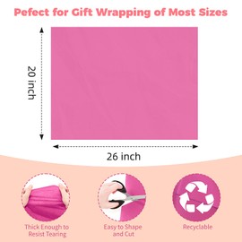 Simetufy 360 Sheets Assorted Colored Tissue Paper for Gift Bags, Rainbow 36 Colors 20 x 26 Inch Bulk for Crafts & Gift Wrapping, Mother's Day Christmas Birthday Wedding Holiday Decor, and DIY Project