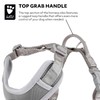 Hurtta Venture No-Pull Dog Harness, Shadow, 16-18 in
