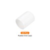 Rebower 25 Pack Screw Thread Protector Cover Rubber End Caps,
