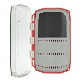 UMPQUA UPG Foam Daytripper Red Mini Fly Box - Lightweight Versatile Waterproof Dustproof Quick-Loading Fly Storage Case - Fly Fishing Tackle Organizer