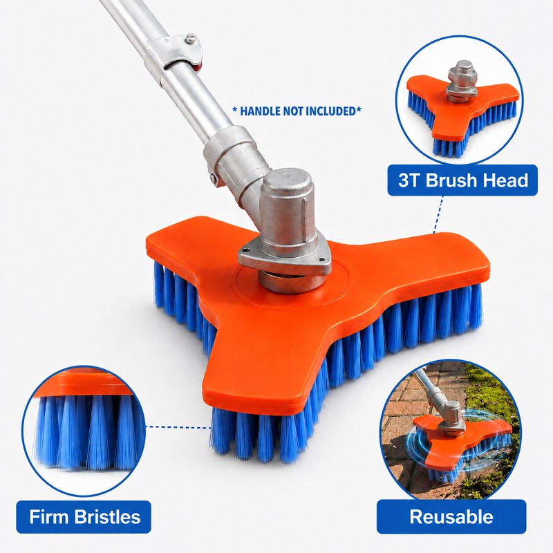 3T Design Lawn Mower Cleaning Brush – Professional Mower Deck
