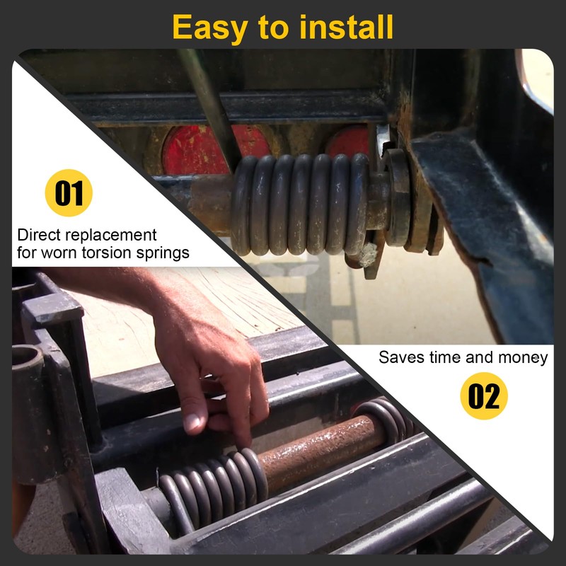 Heavy-Duty Trailer Ramp Spring Trailer Heavy Duty Coil Springs 2000