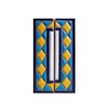 House Numbers Ceramic Tile Letters & Frame Spanish Orange Blue