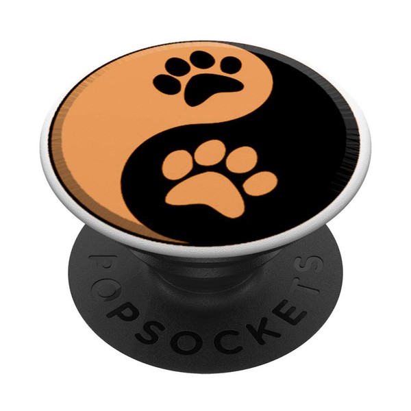 Cute Dog Puppies Yin-Yang Design Pet Snuggles Lover Gift PopSockets