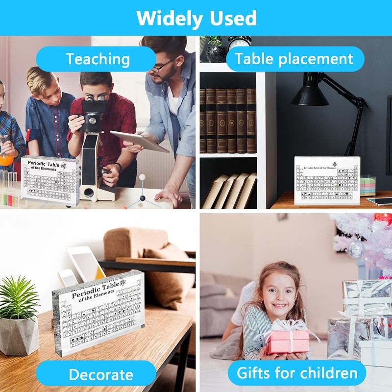 Periodic Table Real Elements, Periodic Table Gifts, Periodic Table with