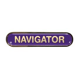 Capricornone Navigator Gel Domed Purple School Bar Badge