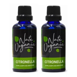Nate Organic Aceite Esencial Citronela 100% Puro 50 Ml Nate Organic 2x1