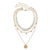 ALRNBY Gold Layered Necklace for Women Dainty Cross Pendant Necklaces