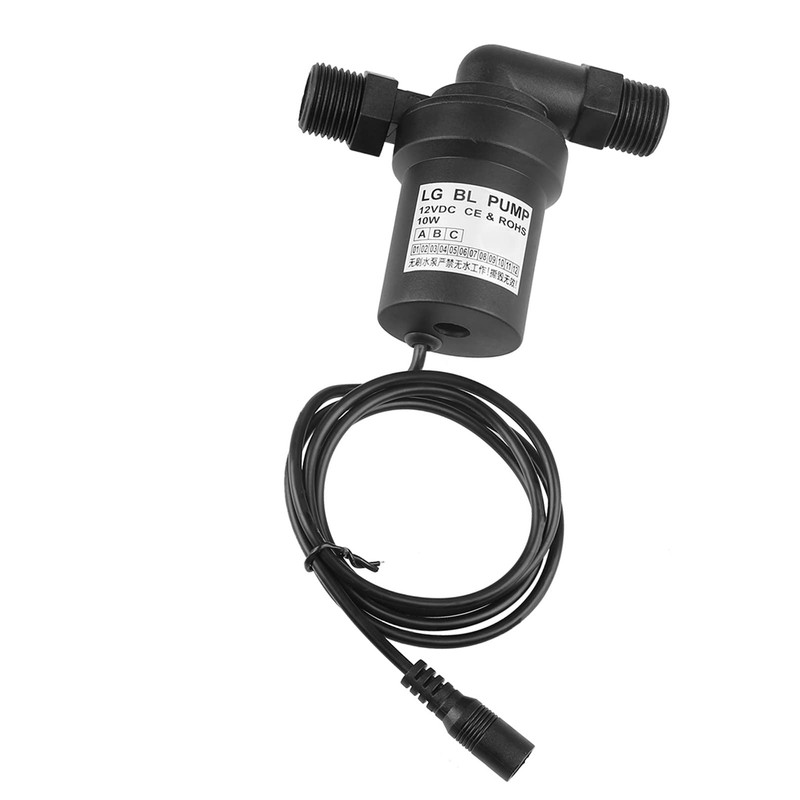 12V DC Brushless Water Pump, 10W Solar Hot Water Heater