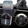 Car Phone Holder with Windscreen and Dashboard Mount