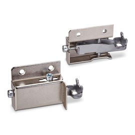 5 Pairs of Cabinet Hangers Load Capacity 200 kg Metal Design 3D Adjustment Assembly with Chipboard Screws Cabinet Hanging Kitchen Cabinet Holder for Upper Cabinet & Wall Cupboard by SO-TECH®