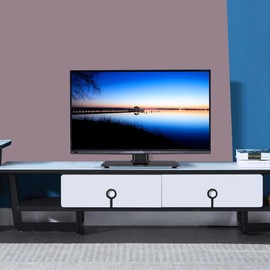 KKTONER Single Computer Monitor Stands Full Motion Swivel Free Standing Desk Vesa Mount for 13 inch to 32 inch Screen Height Adjustable Monitor Mount Vesa 75 * 75mm/100 * 100mm Hold up 77Lbs