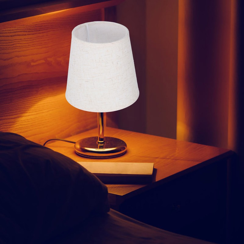 6Pcs E14 ClipOn Lampshade European Fabric Lamp Shade for Hall